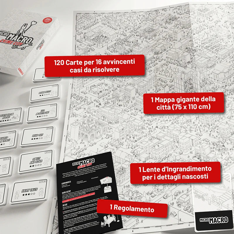 Ms Edizioni: Micromacro: Crime City- True Detective. Gioco da tavolo toysvaldichiana.it 