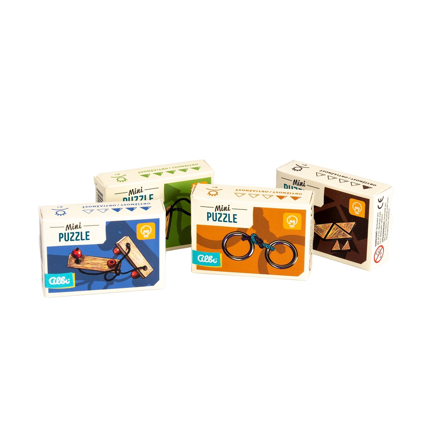 Albi - AH7 - Pocket Puzzles rompicapo in legno - 1 articolo