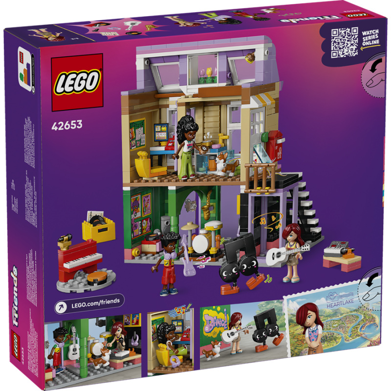 Negozio di musica e appartamento - Lego Friends 42653