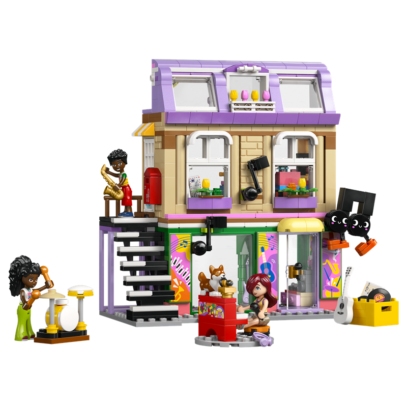 Negozio di musica e appartamento - Lego Friends 42653