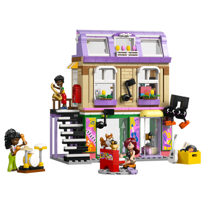 Negozio di musica e appartamento - Lego Friends 42653