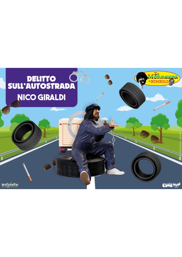 Nico Giraldi Delitto sull'Autostrada Cine-Mini PVC 8 cm