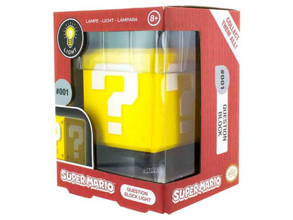Lampada Nintendo Super Mario Bros Question Block 3D light Paladone