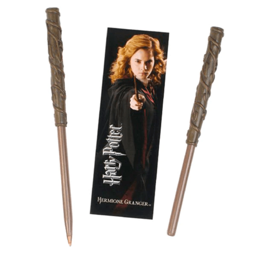 Harry Potter Penna Bacchetta Hermione e Segnalibro