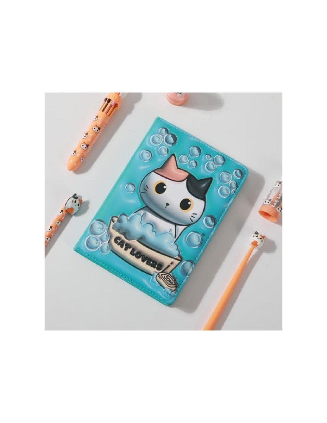 Notebook A5 Itotal 3D Squishy Gatto