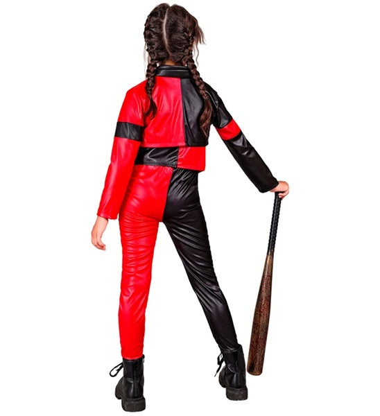COSTUME ARLECCHINO MALVAGIO (giacca, gilet, pantaloni) 128 cm / 5-7 anni