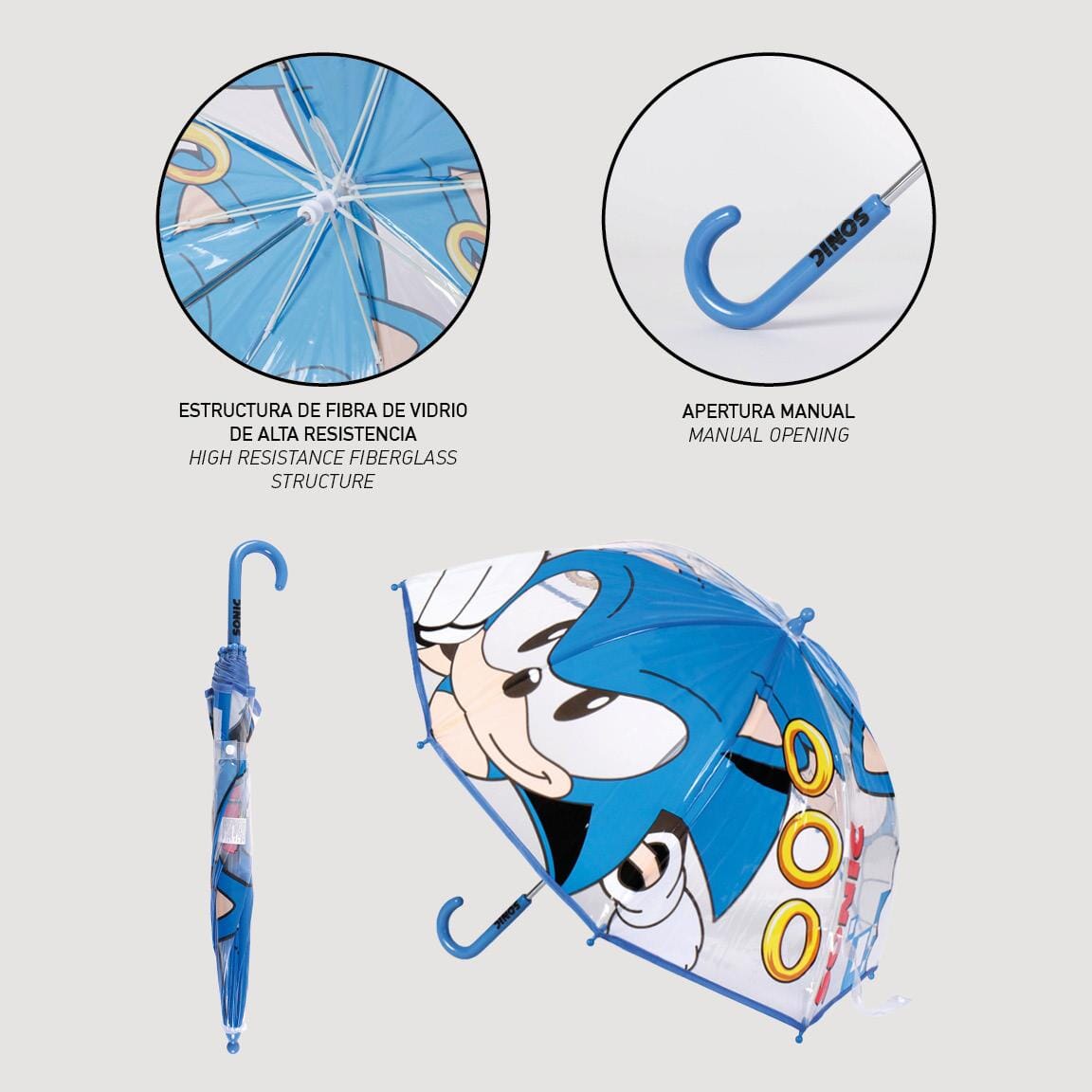 ombrello manuale sonic CERDA 