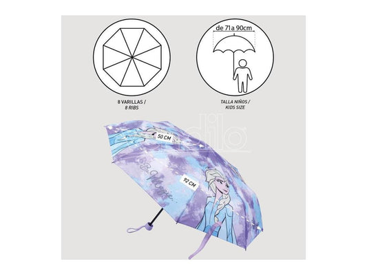 Ombrello Pieghevole Frozen Viola (Ø 92 cm) CERDA 