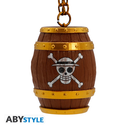 PORTACHIAVI 3d A Forma Di Barile Di One Piece