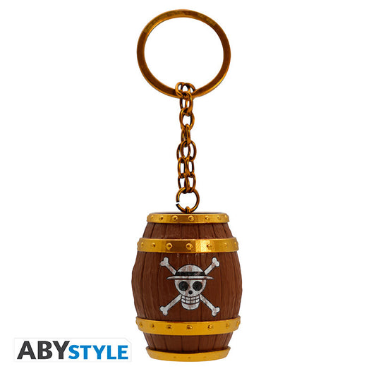 PORTACHIAVI 3d A Forma Di Barile Di One Piece