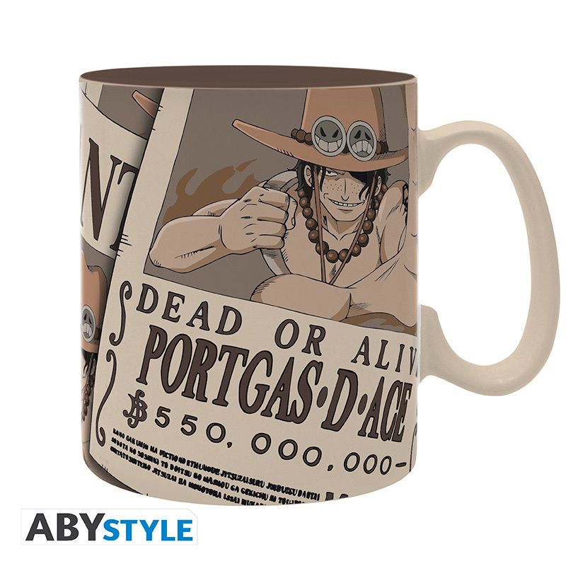 Tazza One Piece Wanted Ace 460 ml