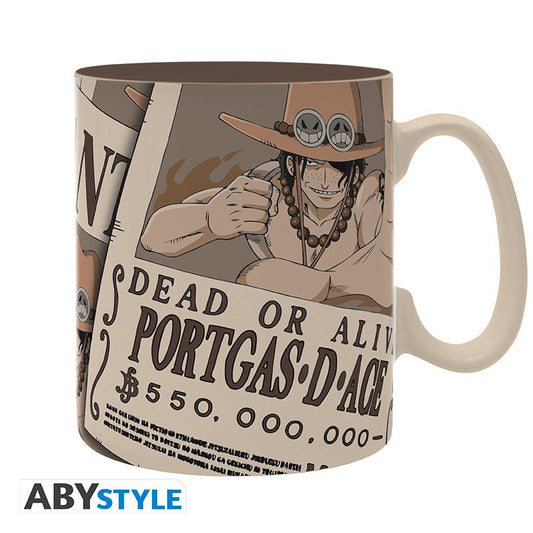 Tazza One Piece Wanted Ace 460 ml