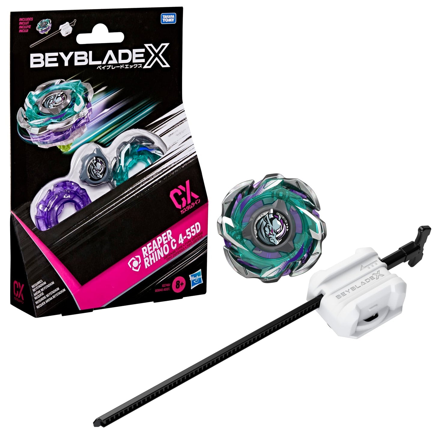 Beyblade X Reaper Rhino C 4-55D CX Starter Pack