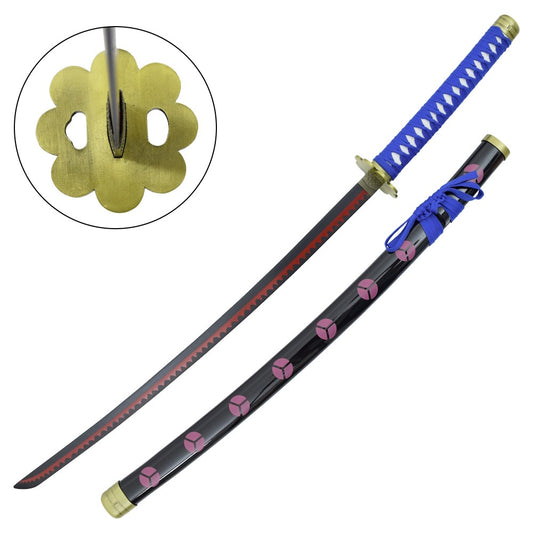 Katana Non Affilata One Piece Shusui Acqua d''Autunno Blu