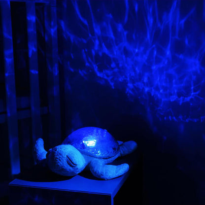 Cloud B - Tranquil Turtle Aqua (Ricaricabile). tartaruga di peluche ricaricabile tramite USB