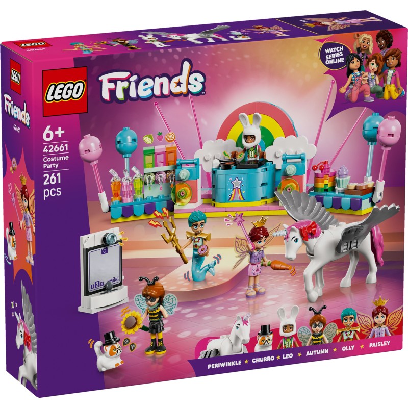 Party in costume con unicorno e fatina - Lego Friends 42661