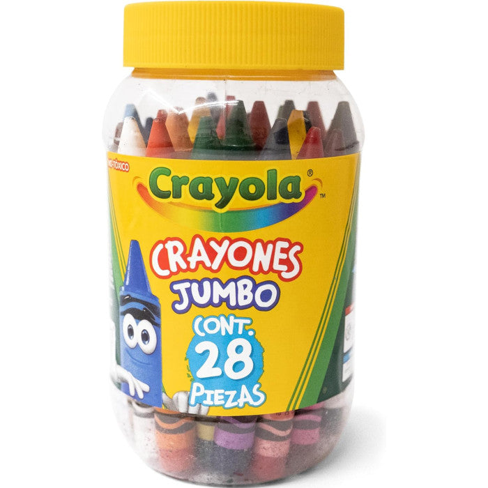 Crayola 28 Pastelli A Cera Jumbo