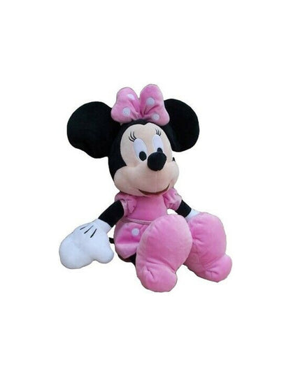 PELUCHE MINNIE 70 CM. DISNEY CLASSIC CON VESTITO ROSA A POIS BIANCHI