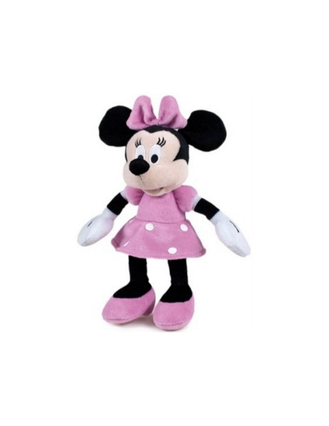 PELUCHE MINNIE 70 CM. DISNEY CLASSIC CON VESTITO ROSA A POIS BIANCHI
