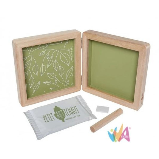 PETIT ARTICHAUT Impronte bebe Doppia Cornice Impronta - Olive Tree (Modello PA1803)