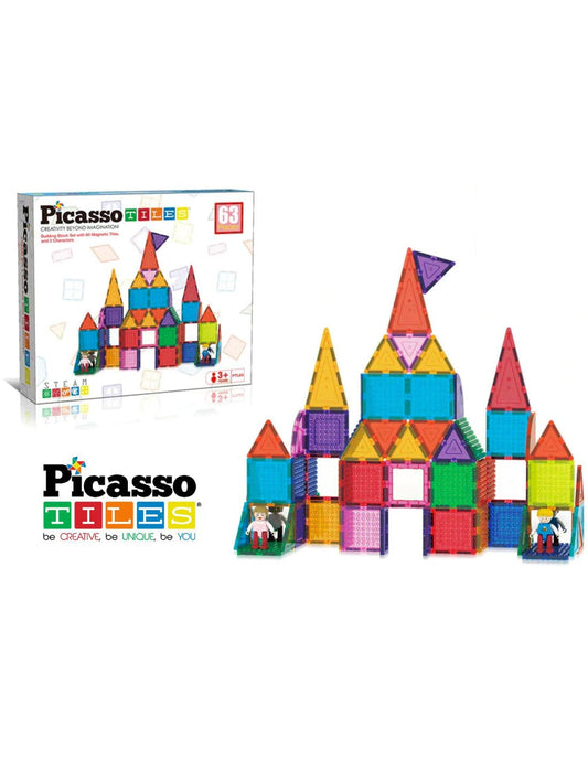 Picasso Tiles Magnetic Costruzioni e Personaggi 63 PEZZI PICASSO 