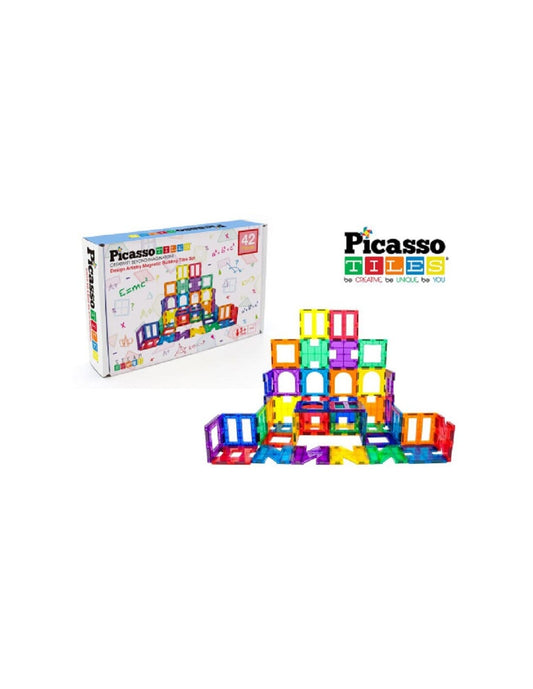Picasso Tiles Magnetic MAGNETIC PIASTRELLE BUILDING 80 PZ PICASSO 