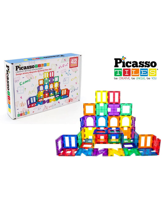 Picasso Tiles Piastrelle Magnetiche Building 42 pezzi toysvaldichiana.it 