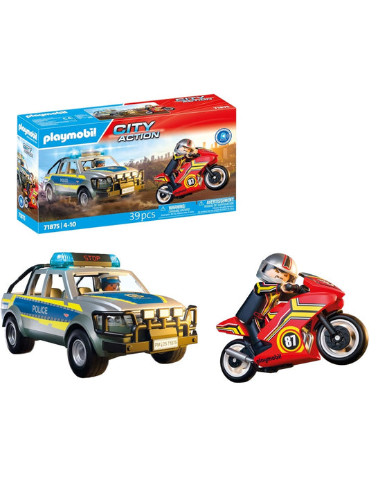 Playmobil 71875 Inseguimento Con Pick-Up