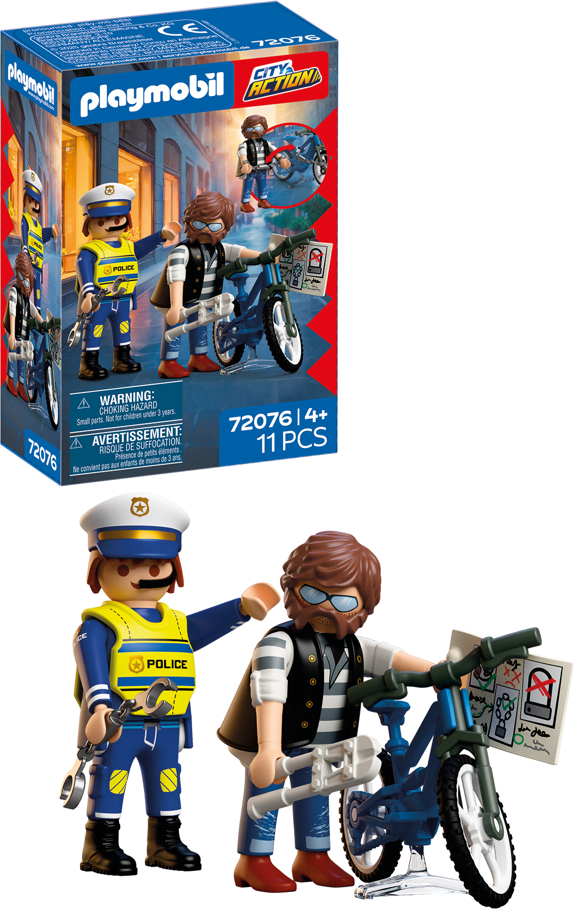 Playmobil 72076 Furto Di Biciclette