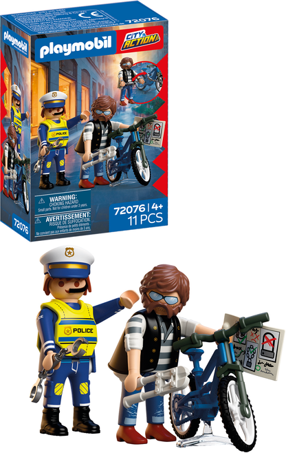 Playmobil 72076 Furto Di Biciclette