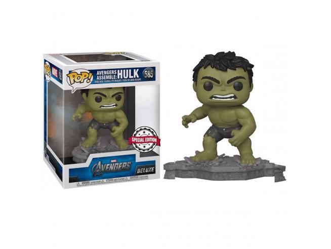 Pop Figura Deluxe Avengers Hulk Assemble Esclusiva Funko
