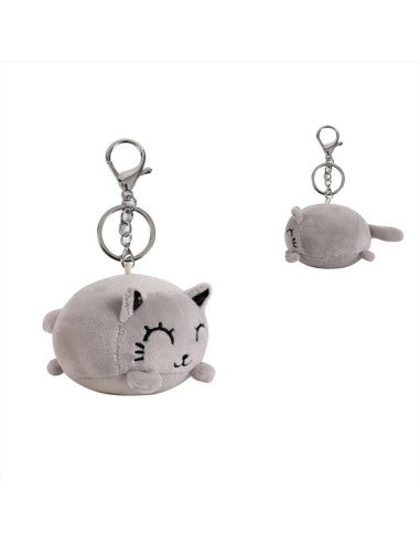 Portachiavi Plush Grey Cat Gatto