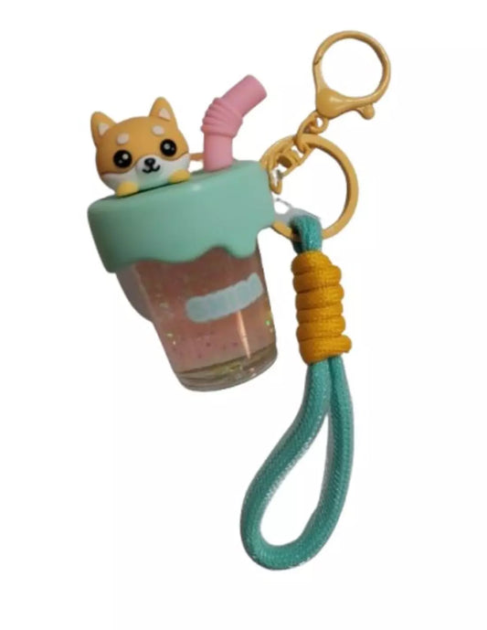 I Total Portachiavi Bubble Tea Shiba