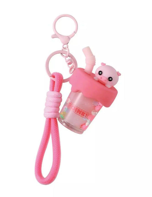 I Total Portachiavi Bubble Tea Piggy