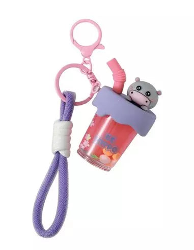 I Total Portachiavi Bubble Tea Hippo