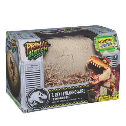 Jurassic World Tiranosaurio Rex Primal Hatch Dinosauro Interattivo di Spin Master