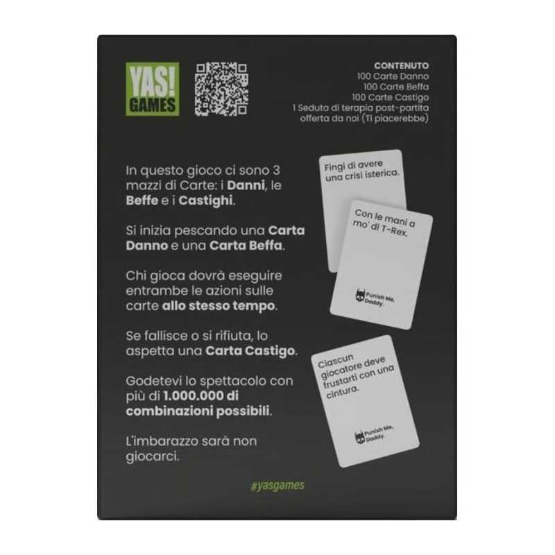 PUNISH ME DADDY gioco da tavolo IN ITALIANO yas games PARTY GAME vm 18