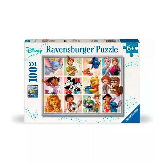 PUZZLE 100 PEZZI XXL ravensburger  PERSONAGGI DISNEY età 6+