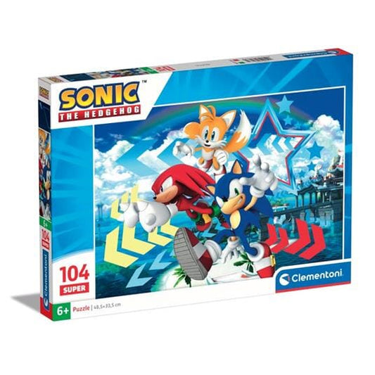 puzzle 104 Pezzi Super Sonic CLEMENTONI 