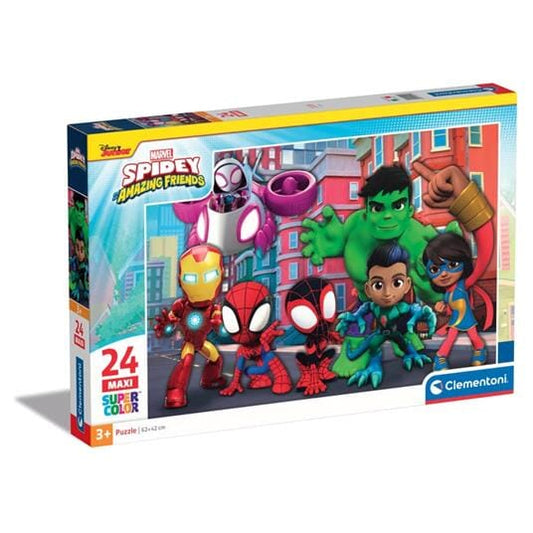 PUZZLE 24 Pezzi Maxi Spidey & Friends CLEMENTONI 