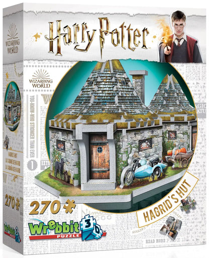 Harry Potter LA CAPANNA DI HAGRID A HOGWARTS Wrebbit Puzzle 3D 270pz 30cm