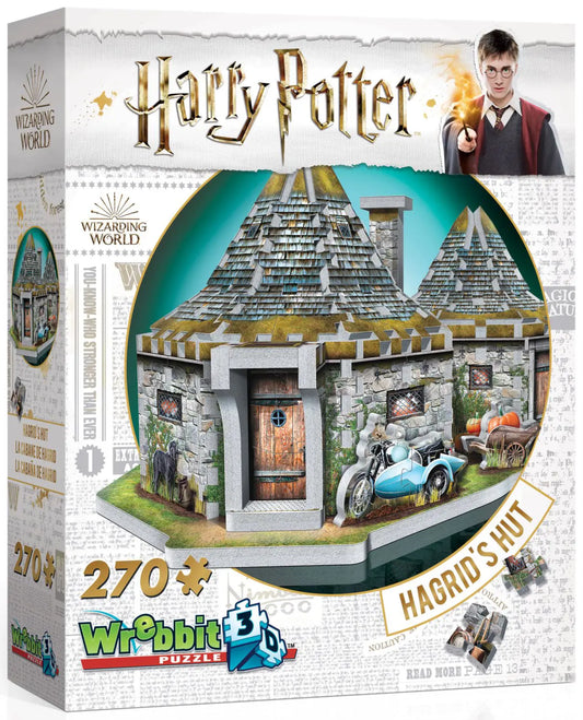Harry Potter LA CAPANNA DI HAGRID A HOGWARTS Wrebbit Puzzle 3D 270pz 30cm
