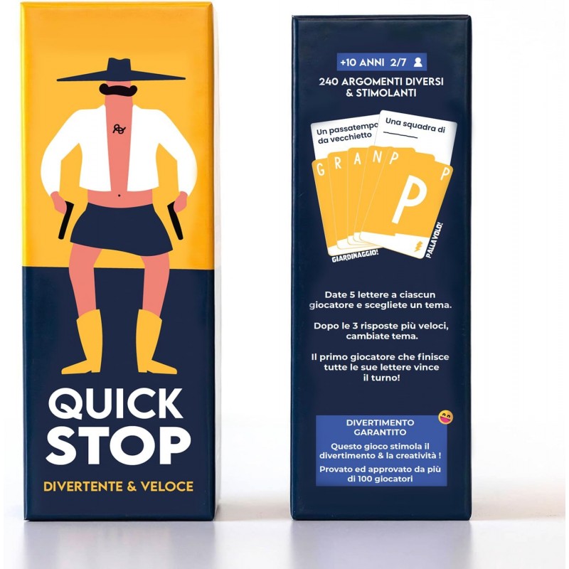 Asmodee Quickstop. Gioco da tavolo