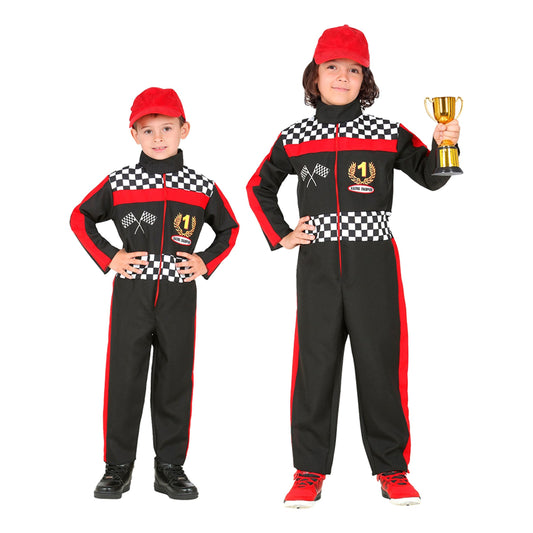 COSTUME PILOTA DA CORSA (tuta) 116 cm / 4-5 anni