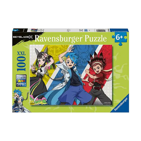 Puzzle 100 Pezzi XXL Beyblade per Bambini +6 AnnI