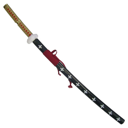 KATANA NON AFFILATA ONE PIECE KIKOKU NERA E ROSSA L ANIME ONE PIECE -