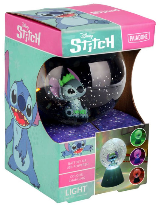 Paladone Lampada Disney Stitch Glitter Ball