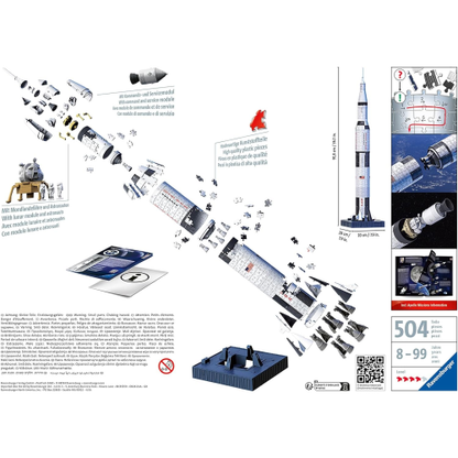 Ravensburger Puzzle Apollo Saturn V Rocket puzzle 3d