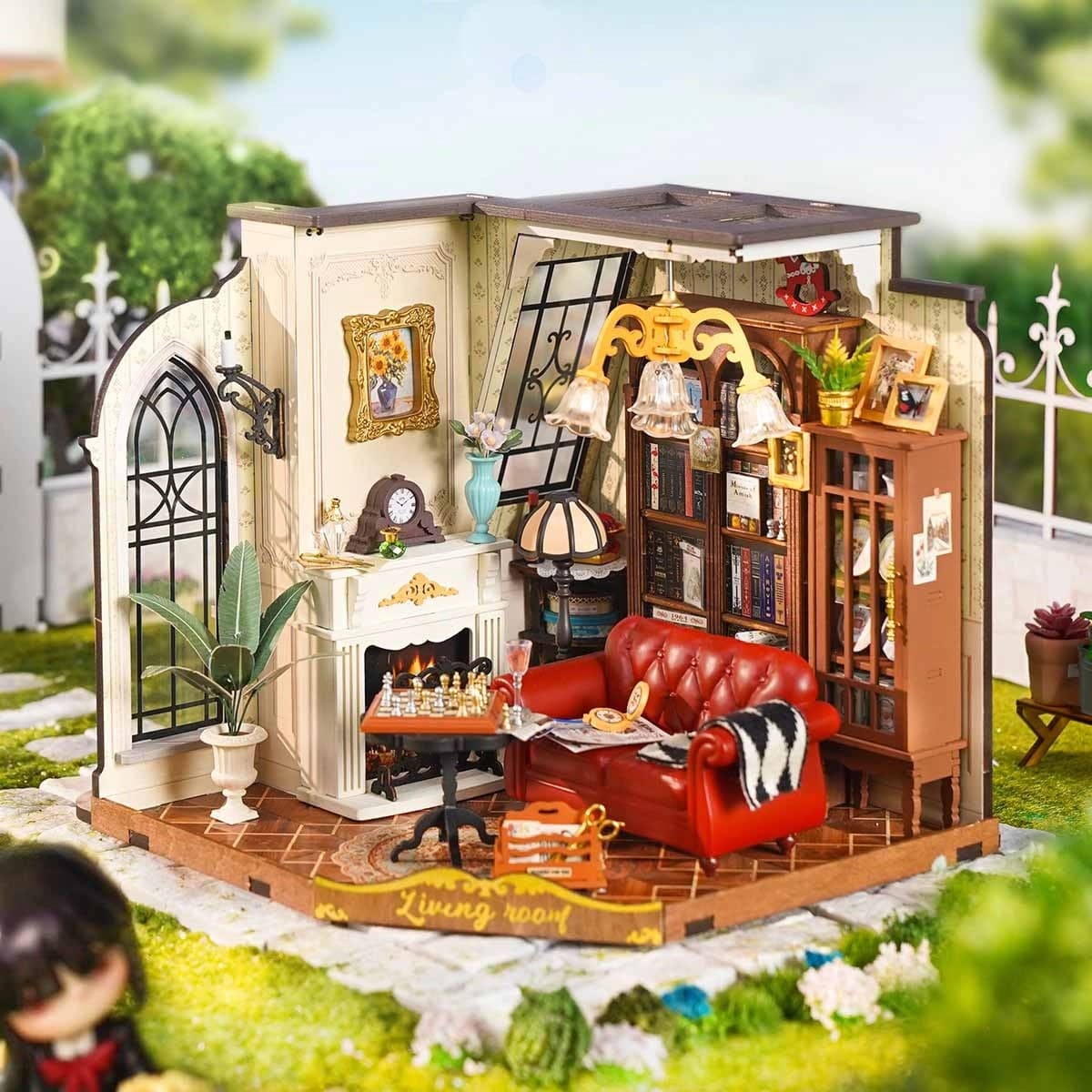 Catherine's Living Room (DG175) Miniature Robotime