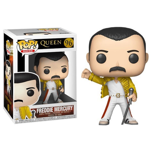 Figura Freddy Mercury Queen Wembley 1986 Pop Num 96 Vinile Freddie